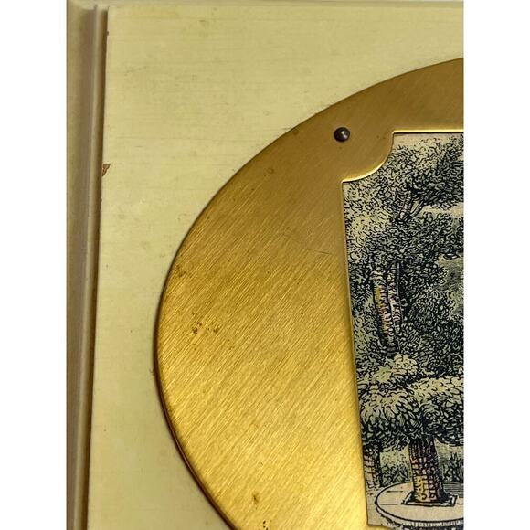 Vintage Palace Gardens Images Ivory Wooden Rectangular Framed Hanging - Picture 12 of 14